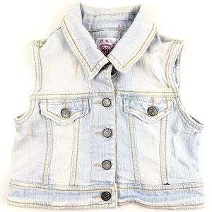 Children's Plan Light Blue Jean Vest